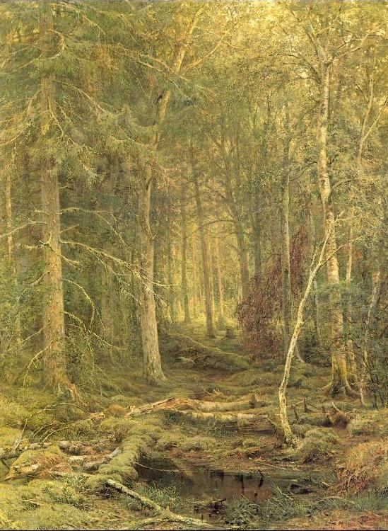 Ivan Shishkin Backwoods France oil painting art
